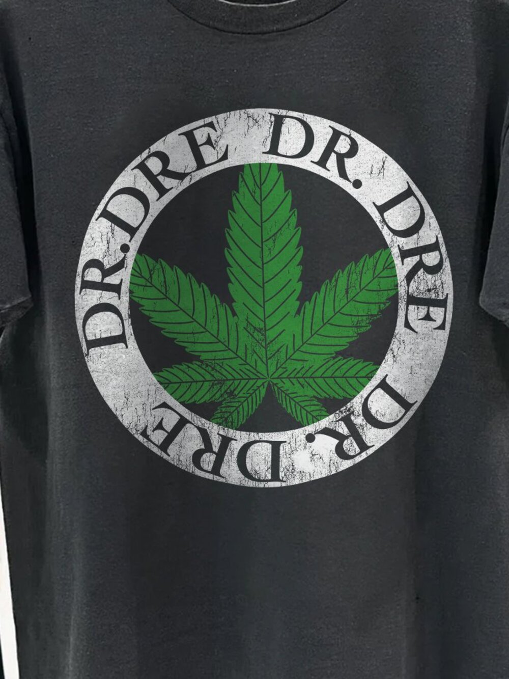 Dr Dre Heavyweight Black T-shirt - Picture 2 of 5